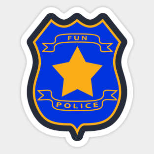 Fun Police Emblem Sticker